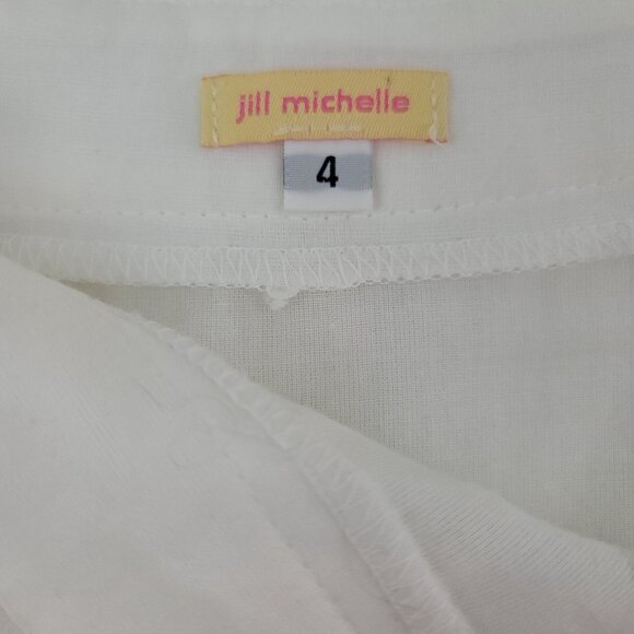 VTG USA Womens Pastel Garden Floral Midi Skirt Sz 4 Lined Cottagecore Coquette - Picture 8 of 11